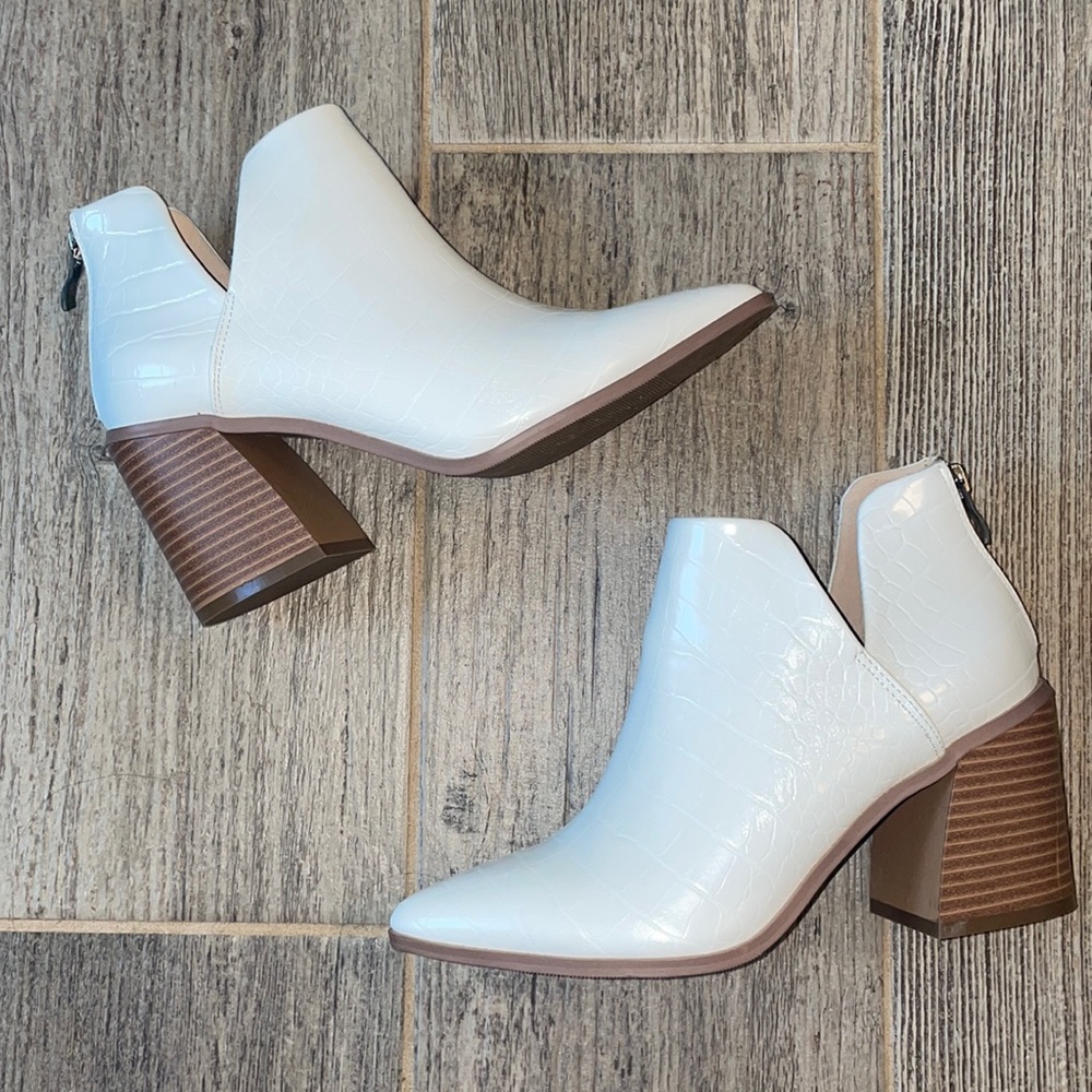 white booties